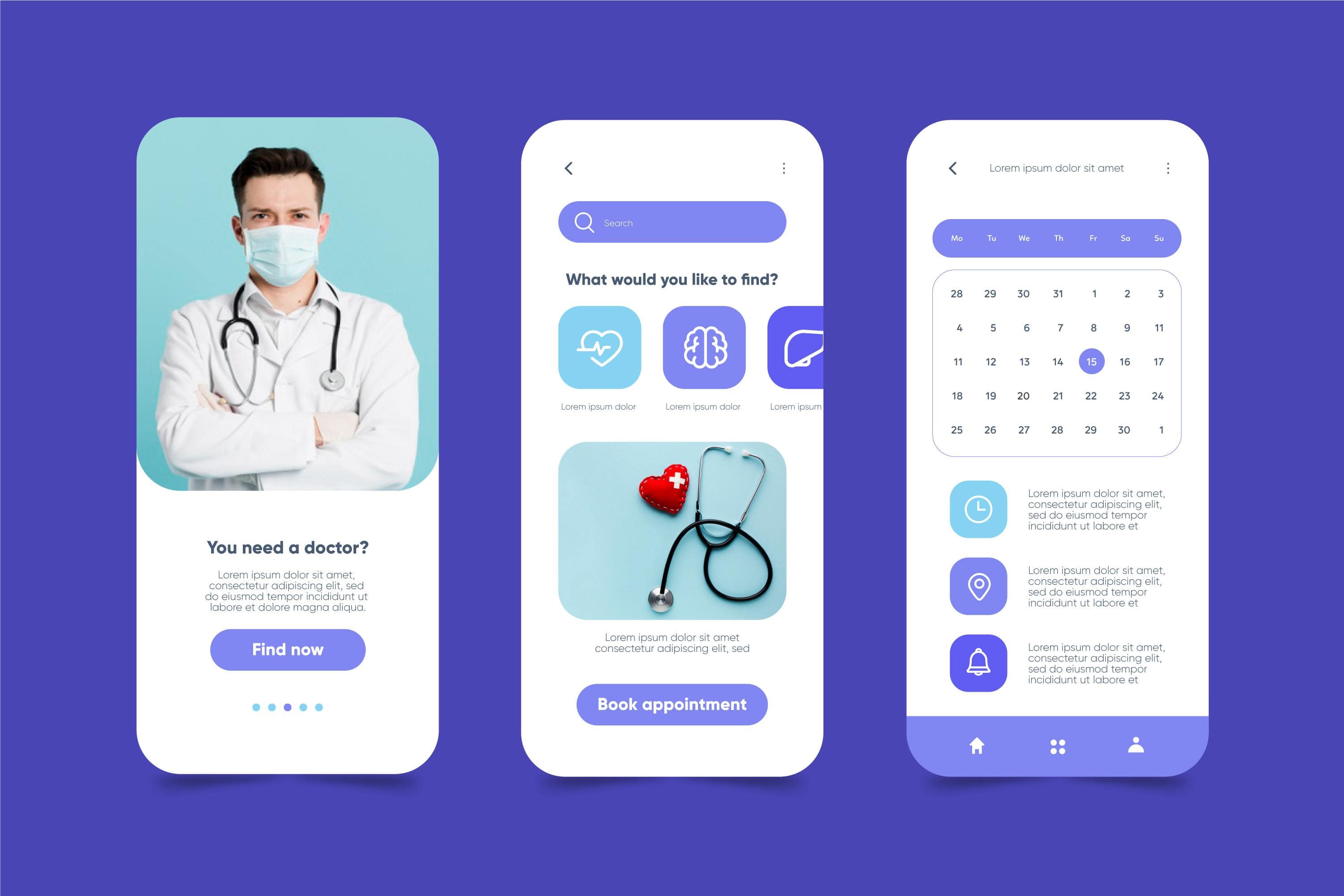 Medical booking app